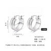 Women's Light Luxury Geometric Titanium Steel Electroplated Circle Earrings