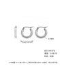 Women's Light Luxury Geometric Titanium Steel Electroplated Circle Earrings
