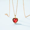Women's Light Luxury Gloomy Color Geometric Diamond Inlaid 925 Silver Clavicle Necklace Pendant