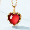 Women's Light Luxury Gloomy Color Geometric Diamond Inlaid 925 Silver Clavicle Necklace Pendant