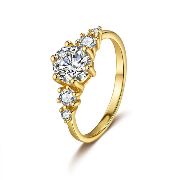 Women's Light Luxury Highend Design S925 Sterling Silver Ring With Moissanite Geometric Style Set With Diamonds