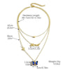 Women's Light Luxury Highend Zinc Alloy And Artificial Crystal Butterfly Pendant Necklace With Electroplating Treatment And Insects Letters Numbers Text Pattern