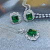 Women's Light Luxury Jewelry With Copper Material Mixed Gem Inlay And Zircon Treatment Featuring Plant Flower Pattern And Ochain Style