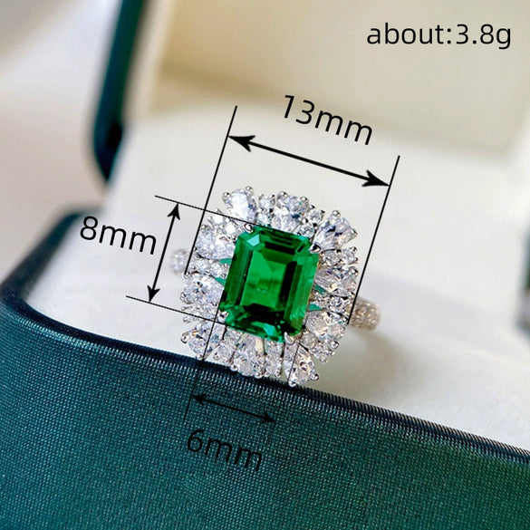 Women's Light Luxury Jewelry With Copper Material Mixed Gem Inlay And Zircon Treatment Featuring Plant Flower Pattern And Ochain Style