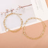 Women's Light Luxury Niche Design Sense All Match Bracelet In Alloy With Star Pattern And Electroplating Treatment