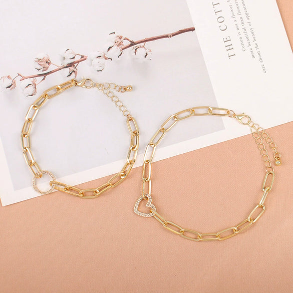 Women's Light Luxury Niche Design Sense All Match Bracelet In Alloy With Star Pattern And Electroplating Treatment