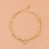Women's Light Luxury Niche Design Sense All Match Bracelet In Alloy With Star Pattern And Electroplating Treatment