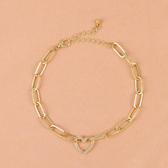 Women's Light Luxury Niche Design Sense All Match Bracelet In Alloy With Star Pattern And Electroplating Treatment