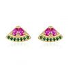 Women's Light Luxury Niche Fashion Distinctive Zircon Earrings With Fruit Pattern