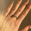 Women's Light Luxury Pink 925 Sterling Silver Ring With Ice Flower Cut Love High Carbon Diamond And Electroplating