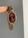 Women's Light Luxury Quartz Wristwatch Zinc Alloy Case Oval Dial Medieval Style