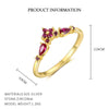 Women's Light Luxury S925 Sterling Silver Geometric Round Zircon Butterfly Ring Jewelry