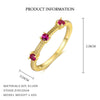 Women's Light Luxury S925 Sterling Silver Geometric Round Zircon Butterfly Ring Jewelry