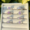 Women's Light Luxury S925 Sterling Silver Ring With Geometric Pattern And Electroplating
