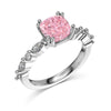 Women's Light Luxury S925 Sterling Silver Ring With Geometric Pattern And Electroplating