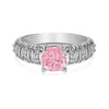 Women's Light Luxury S925 Sterling Silver Ring With Geometric Pattern And Electroplating