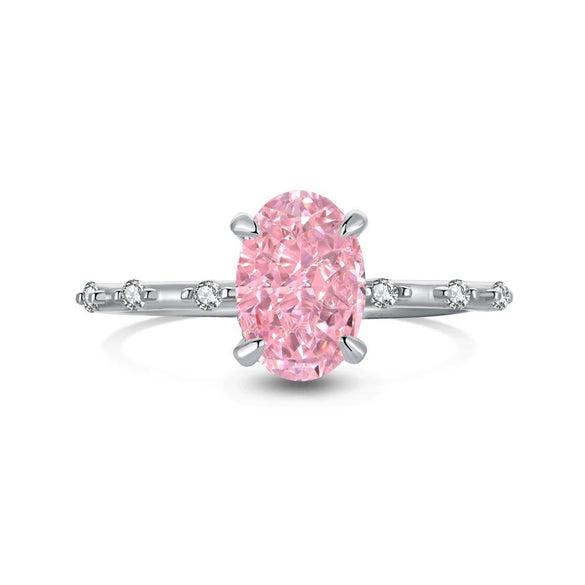 Women's Light Luxury S925 Sterling Silver Ring With Geometric Pattern And Electroplating