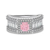 Women's Light Luxury S925 Sterling Silver Ring With Geometric Pattern And Electroplating