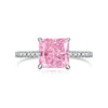 Women's Light Luxury S925 Sterling Silver Ring With Geometric Pattern And Electroplating