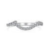 Women's Light Luxury S925 Sterling Silver Ring With Geometric Pattern And Ice Flower Cut 8A Color Zircon Electroplated