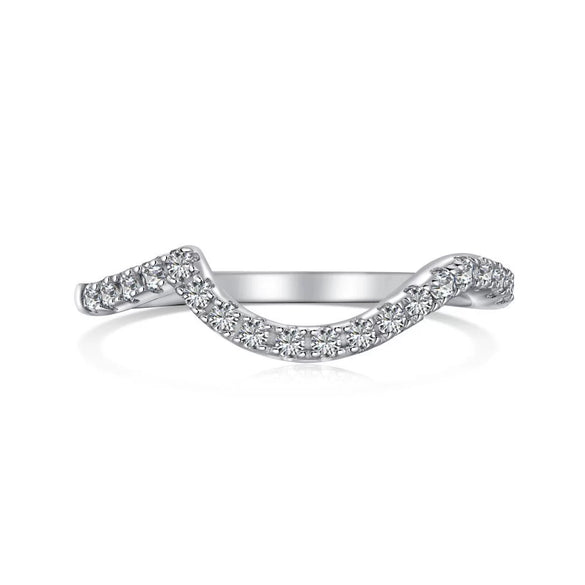 Women's Light Luxury S925 Sterling Silver Ring With Geometric Pattern And Ice Flower Cut 8A Color Zircon Electroplated