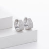 Women's Light Luxury S925 Sterling Silver Ushape Inlaid Zircon Earring