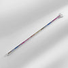 Women's Light Luxury Single Row Colorful Zirconium Bracelet S925 Silver Geometric Style Diamond Design