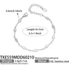 Women's Light Luxury Stainless Steel Electroplated Dopamine Colorblocking Clavicle Necklace And Bracelet Set