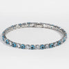 Women's Light Luxury Style Copper Bracelet With Colorful Devil's Eye And Zirconia