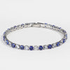 Women's Light Luxury Style Copper Bracelet With Colorful Devil's Eye And Zirconia