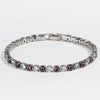 Women's Light Luxury Style Copper Bracelet With Colorful Devil's Eye And Zirconia