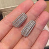 Women's Light Luxury Style Geometric Copper Zirconia Earrings