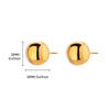 Women's Light Luxury Style Stainless Steel Geometric Drop Shape Electroplated Earrings