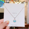 Women's Light Luxury Titanium Steel And Copper Necklace With Geometric Pattern And Diamond Design