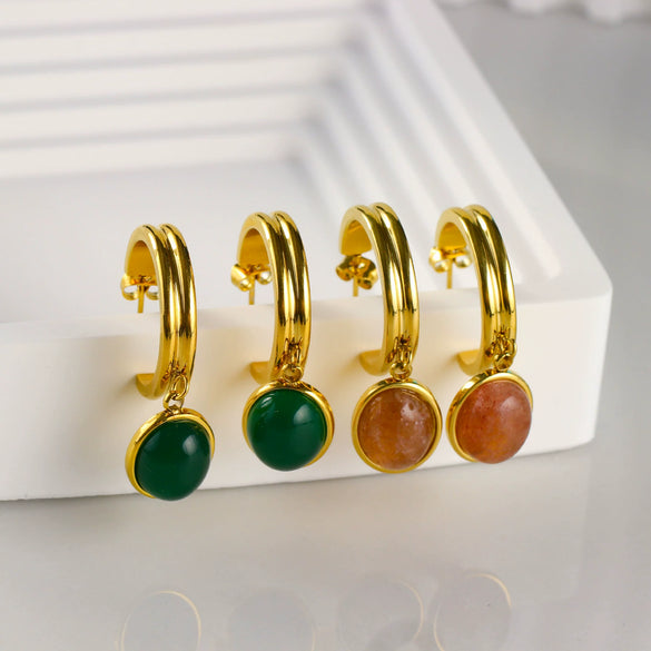 Women's Light Luxury Titanium Steel Electroplated Earrings