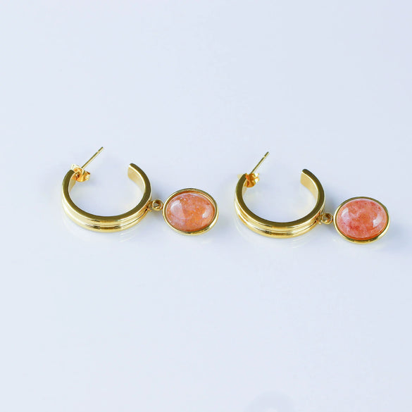 Women's Light Luxury Titanium Steel Electroplated Earrings