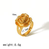 Women's Light Luxury Titanium Steel Flower Pearl Earrings