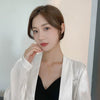 Women's Light Luxury Stainless Steel Geometric Tassel Clavicle Necklace With Box Chain Electroplated Fashion Jewelry