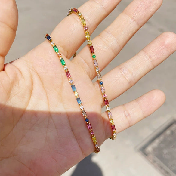 Women's Light Luxury Zircon Inlaid Copper Dopamine Bracelet