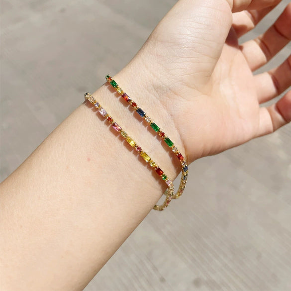 Women's Light Luxury Zircon Inlaid Copper Dopamine Bracelet