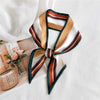 Women's Lightweight Polyester Long Ribbon Scarf Decorative Bag Scarf For Spring And Autumn