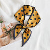 Women's Lightweight Polyester Long Ribbon Scarf Decorative Bag Scarf For Spring And Autumn