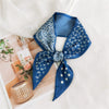 Women's Lightweight Polyester Long Ribbon Scarf Decorative Bag Scarf For Spring And Autumn