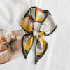 Women's Lightweight Polyester Long Ribbon Scarf Decorative Bag Scarf For Spring And Autumn