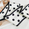 Women's Lightweight Polyester Long Ribbon Scarf Decorative Bag Scarf For Spring And Autumn