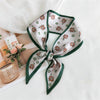 Women's Lightweight Polyester Long Ribbon Scarf Decorative Bag Scarf For Spring And Autumn