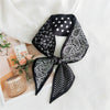 Women's Lightweight Polyester Long Ribbon Scarf Decorative Bag Scarf For Spring And Autumn