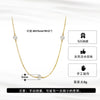 Women's Lip Chain Clavicle Chain Jewelry 925 Sterling Silver Freshwater Baroque Pearl Geometric Style Electroplating