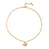 Women's Little Angel Niche Light Luxury Titanium Steel Necklace With Geometric Pattern Electroplated O Word Chain