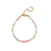 Women's Little Fresh Style Handmade Shell And Copper Beaded Geometric Clavicle Chain Necklace